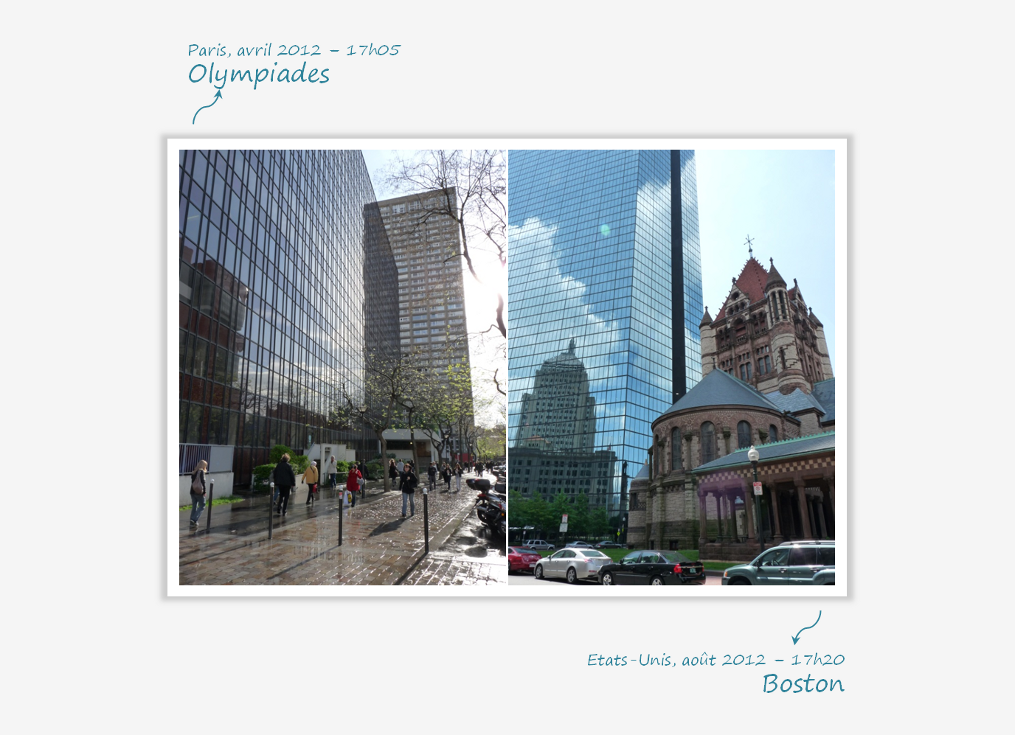 Diptyque 3, Olympiades - Boston